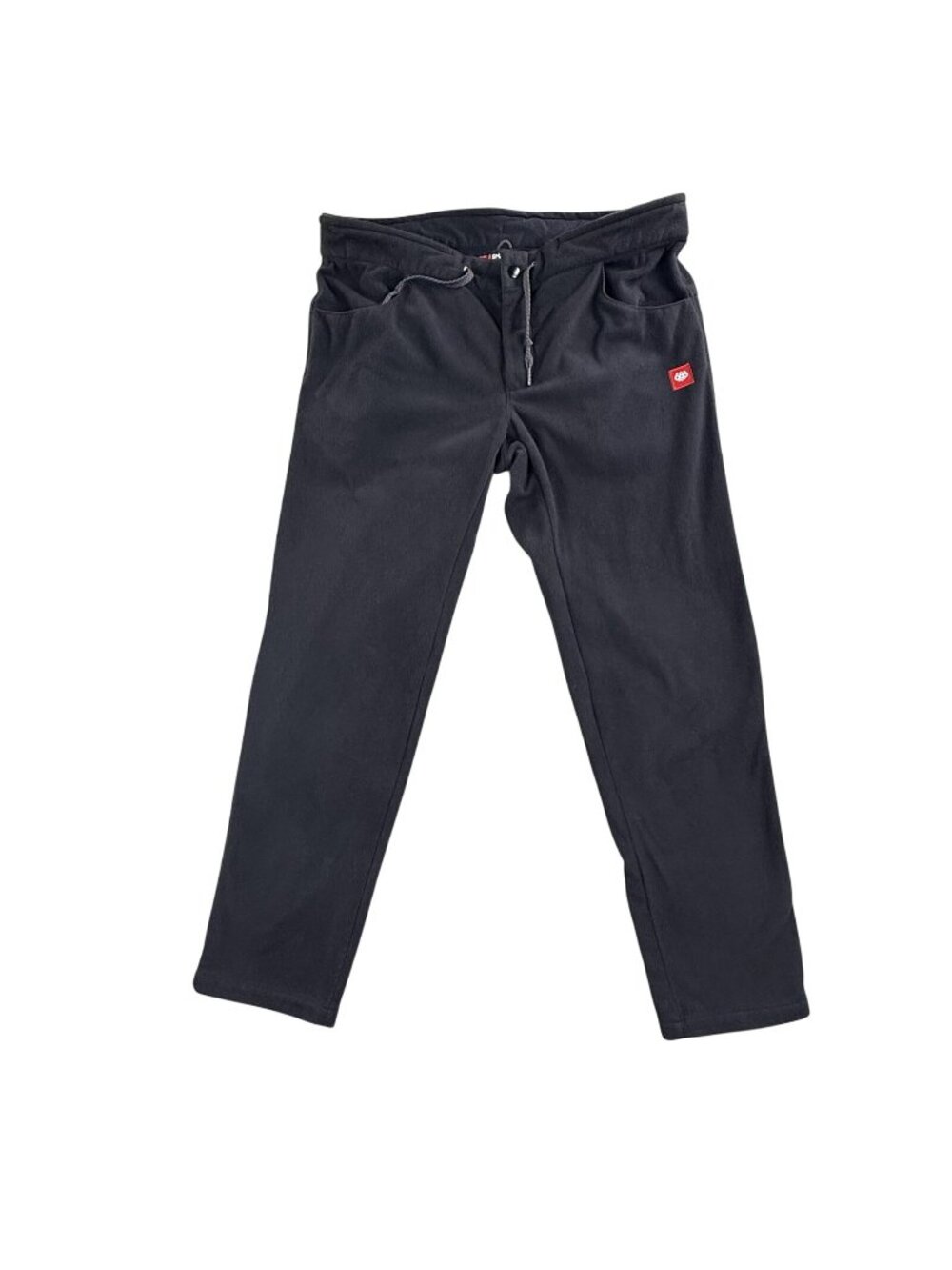 686 Pants Men Large Black Fleece SMARTY 3-in-1 Elastic Waist Ski Snowboard Liner